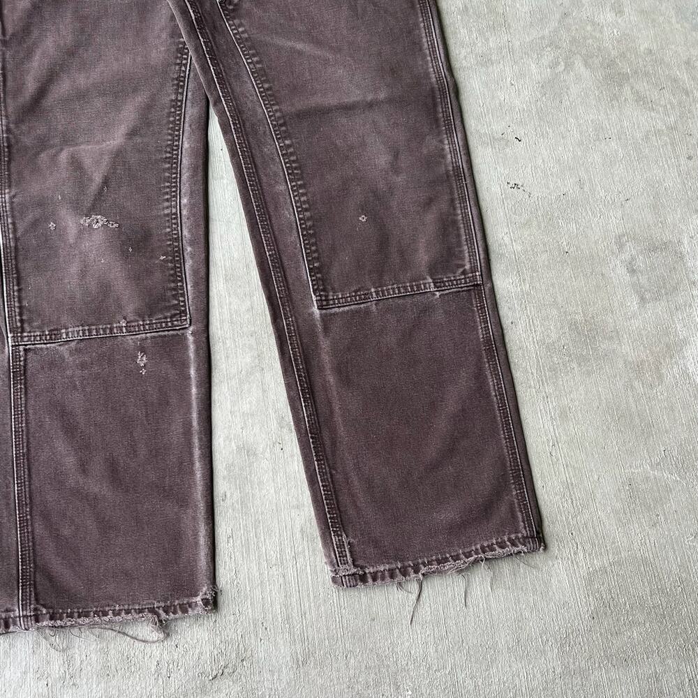 Carhartt faded brown double knee work wear carpenter pants - Picture 4 of 13